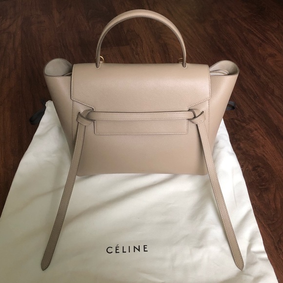 celine belt bag light taupe